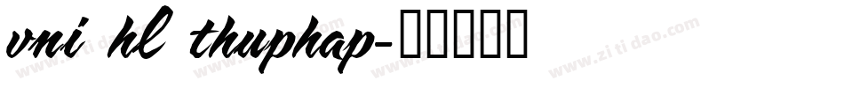 vni hl thuphap字体转换
